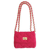 Milledeux Small Velvet Bag Azalea Pink
