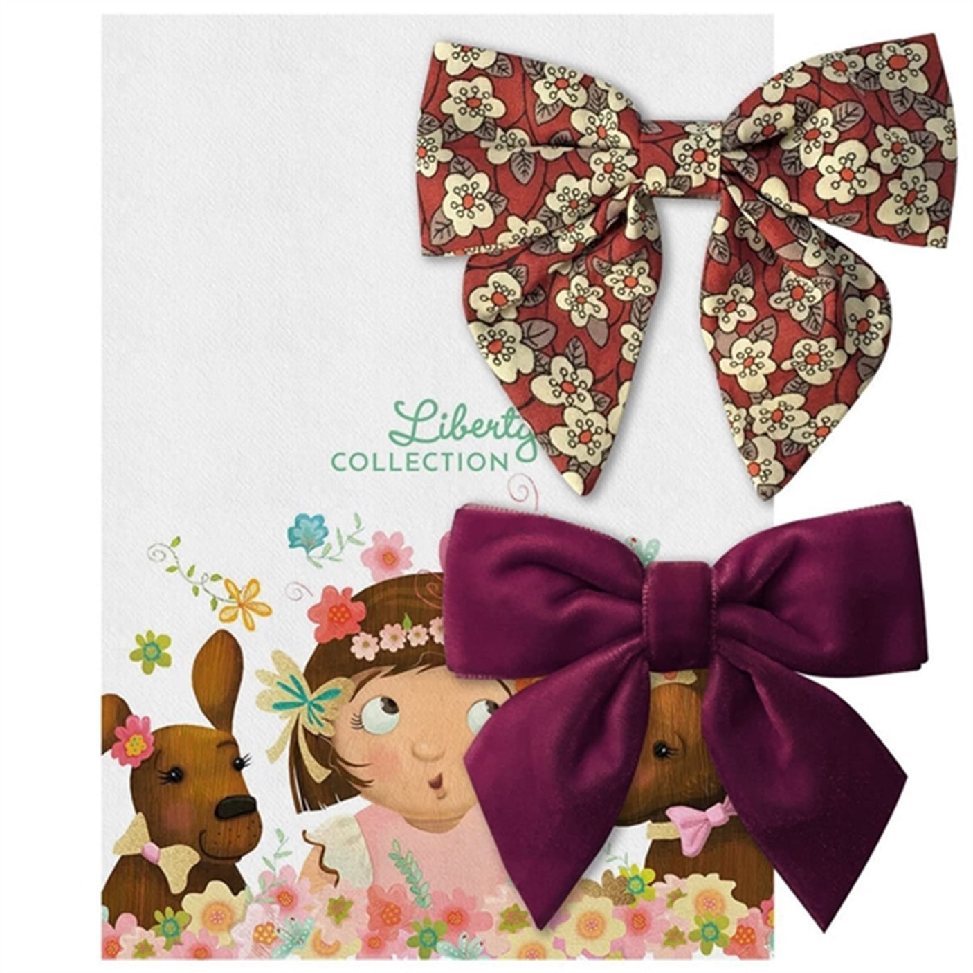 Milledeux Giftbox Liberty Hairclips 2 pieces