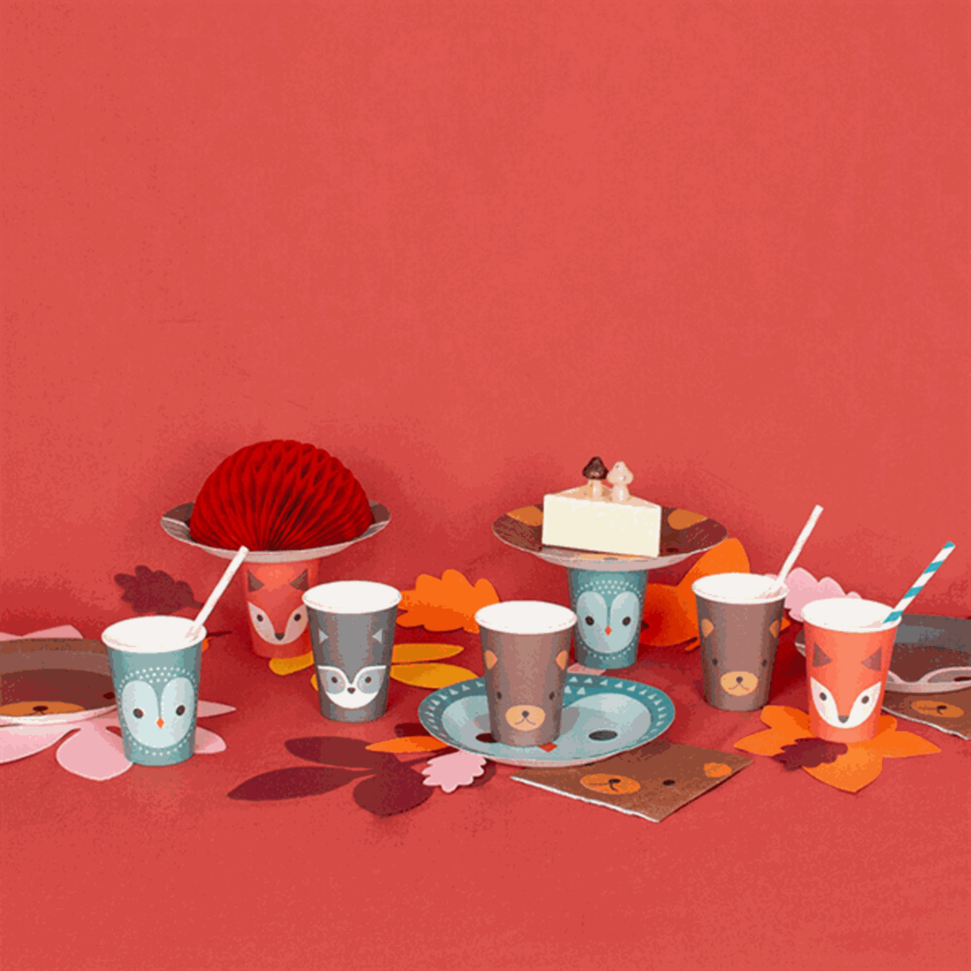 My Little Day Mini Forest Cups 8 Pcs