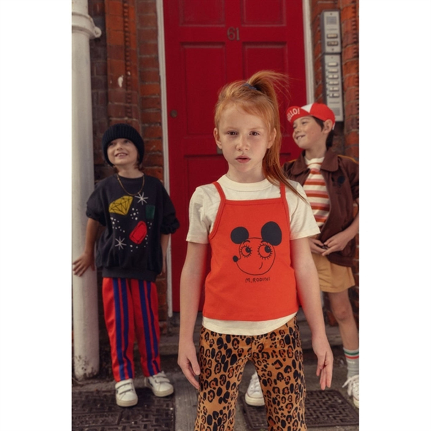 Mini Rodini Ritzrats Sp Set Tank and Tee Multi