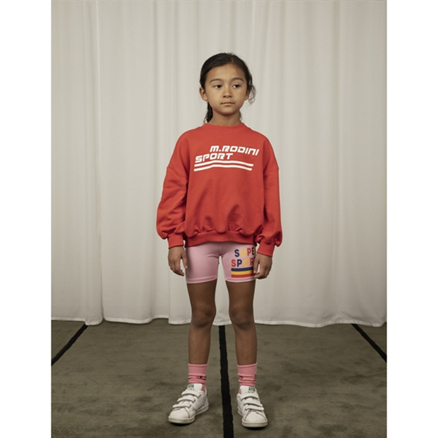 Mini Rodini Red M Rodini Sport Sp Sweatshirt