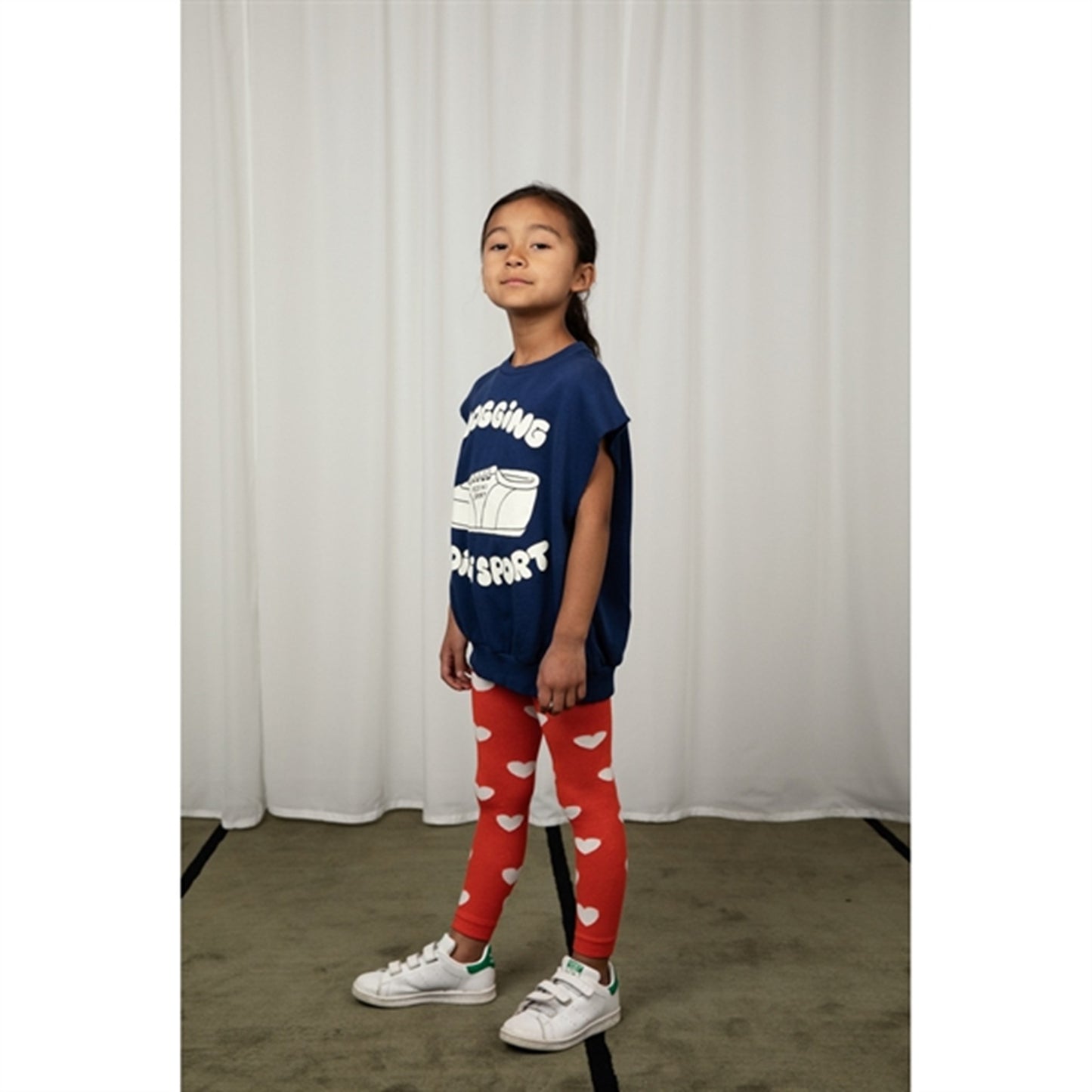 Mini Rodini Blue Jogging Sp Sweat Tank Top