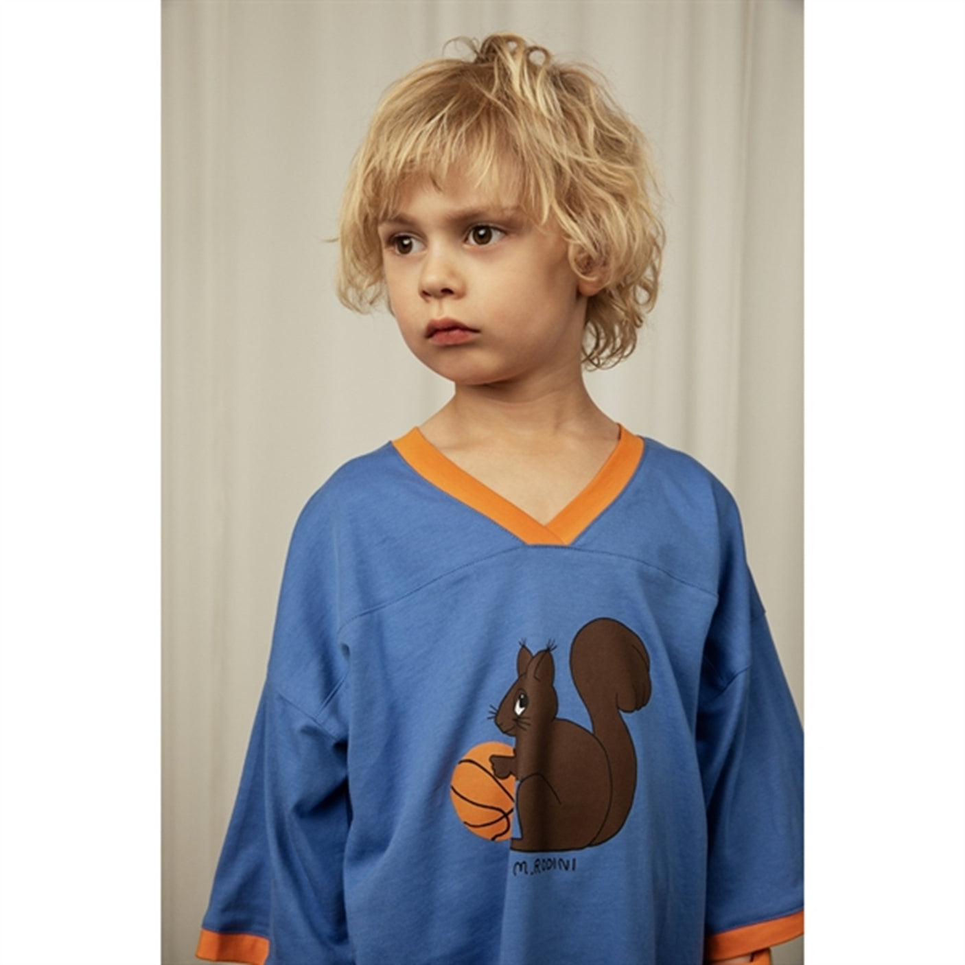 Mini Rodini Blue Squirrel Sp T-shirt Loose Fit