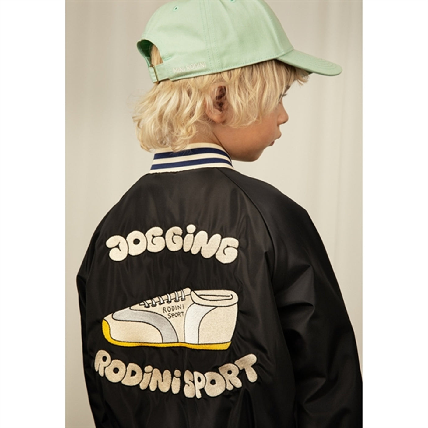 Mini Rodini Green Rodini Sport Emb Cap