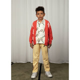 Mini Rodini Yellow Tennis Emb Terry Pants