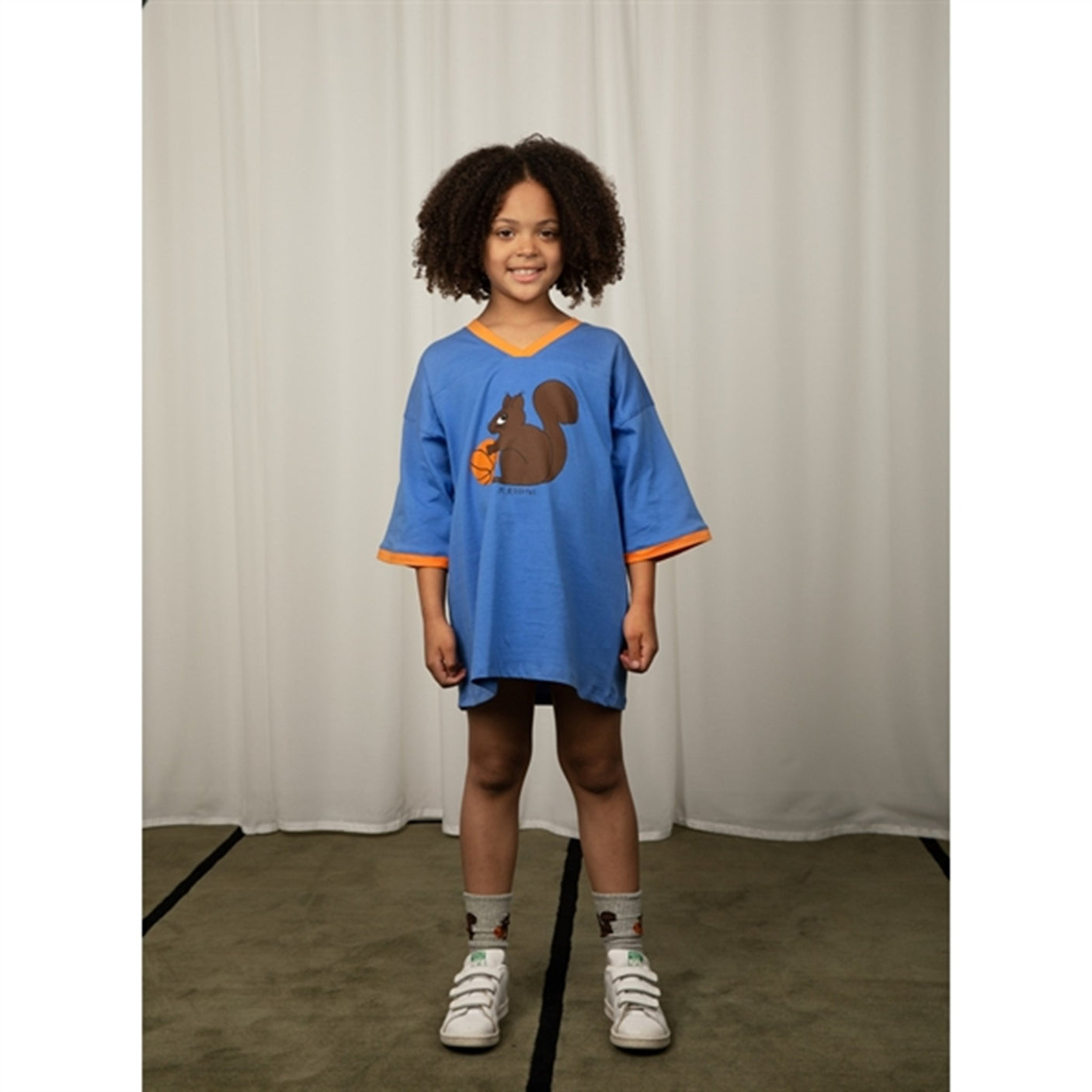 Mini Rodini Blue Squirrel Sp T-shirt Loose Fit
