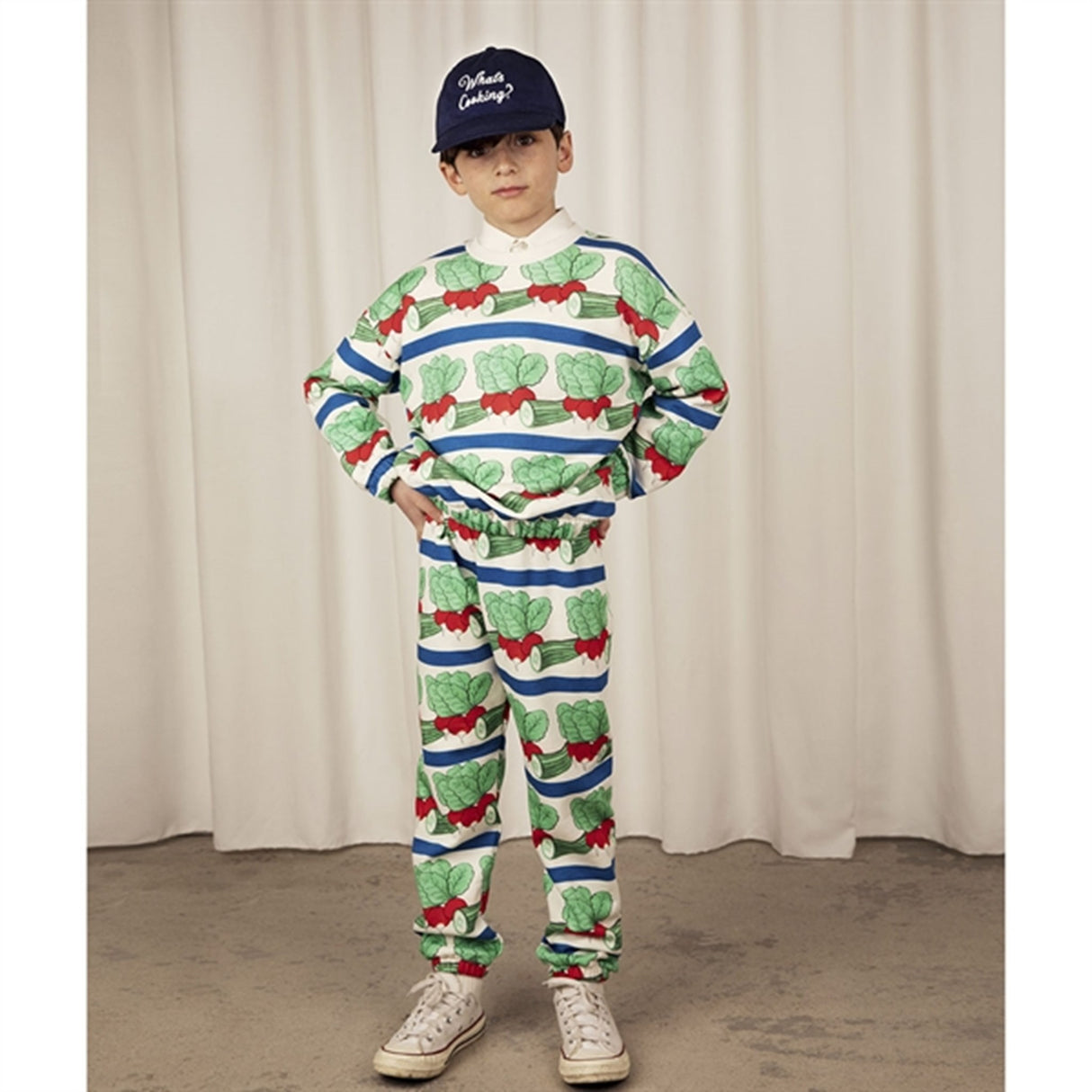 Mini Rodini Veggie Aop Sweatshirt Multi
