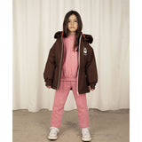 Mini Rodini Panda Soft Ski Jacket Brown