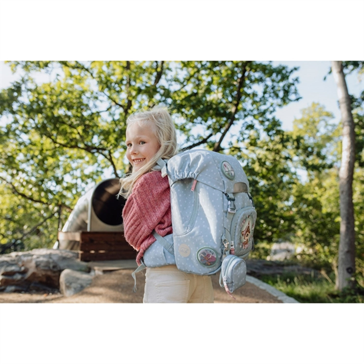 Beckmann Classic 22 Forest Deer Dusty Mint