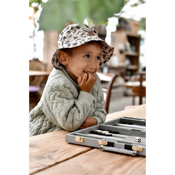 Mikk-Line Summer Bucket Hat AOP Doeskin