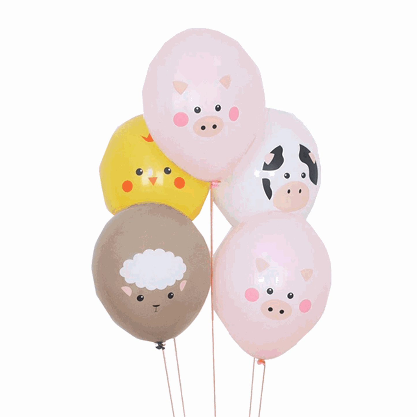 My Little Day Mini Farm Balloons 5 pcs