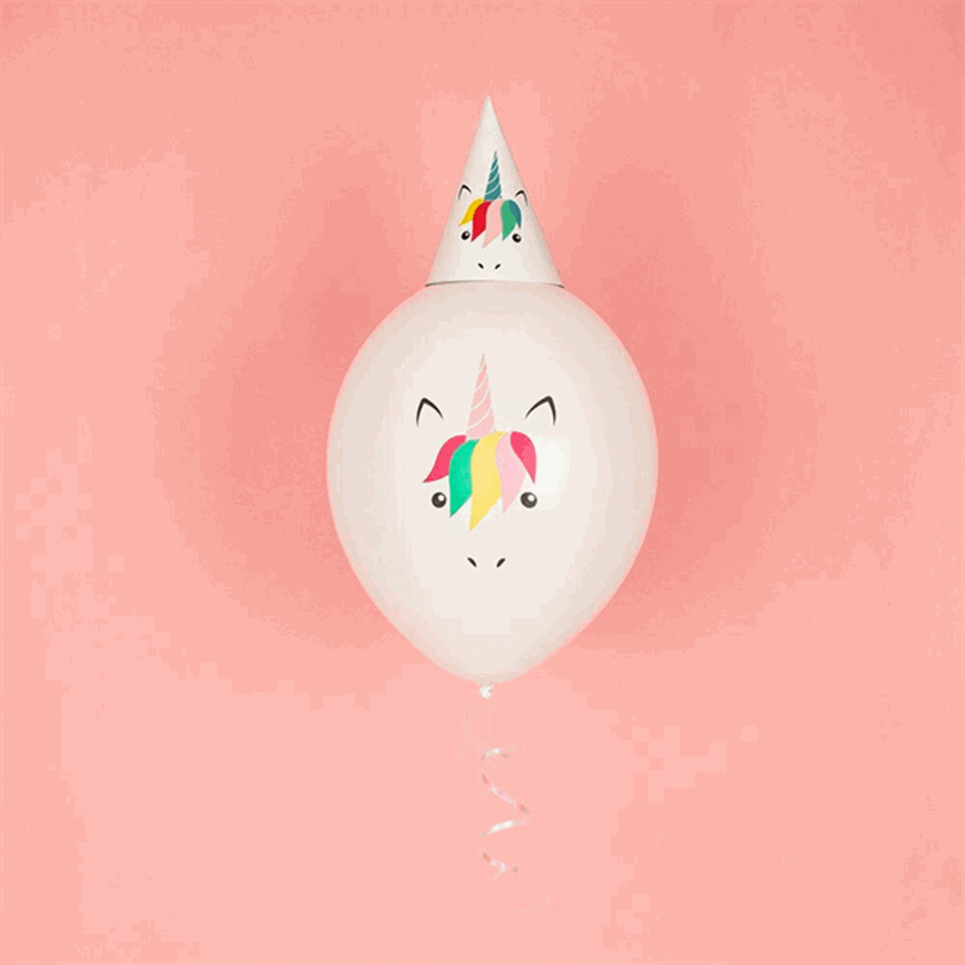 My Little Day Unicorn Party Hats 8 pcs