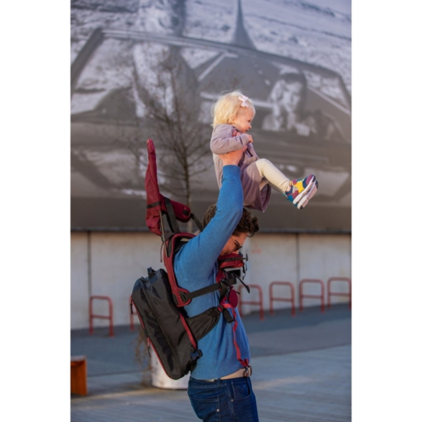 MiniMeis Everyday Carrier Burgundy