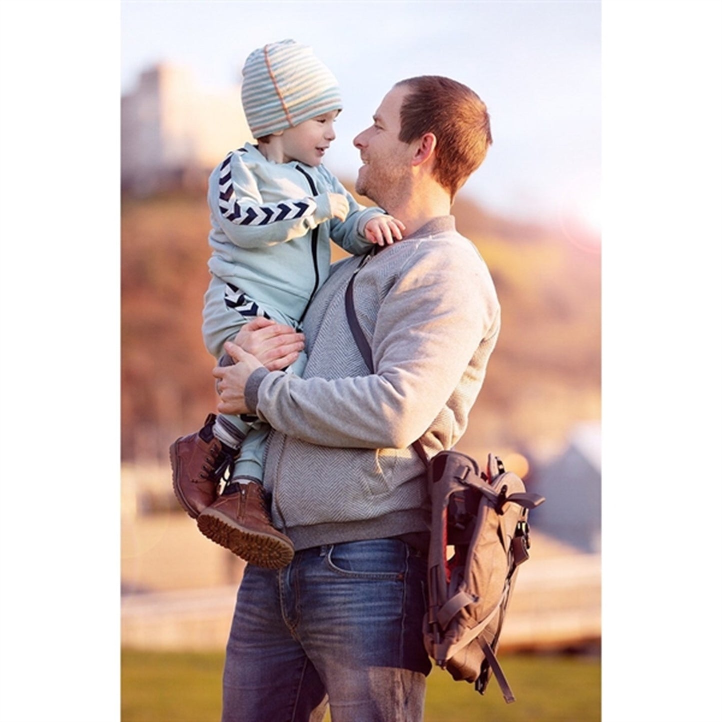 MiniMeis Everyday Carrier Grey Orange