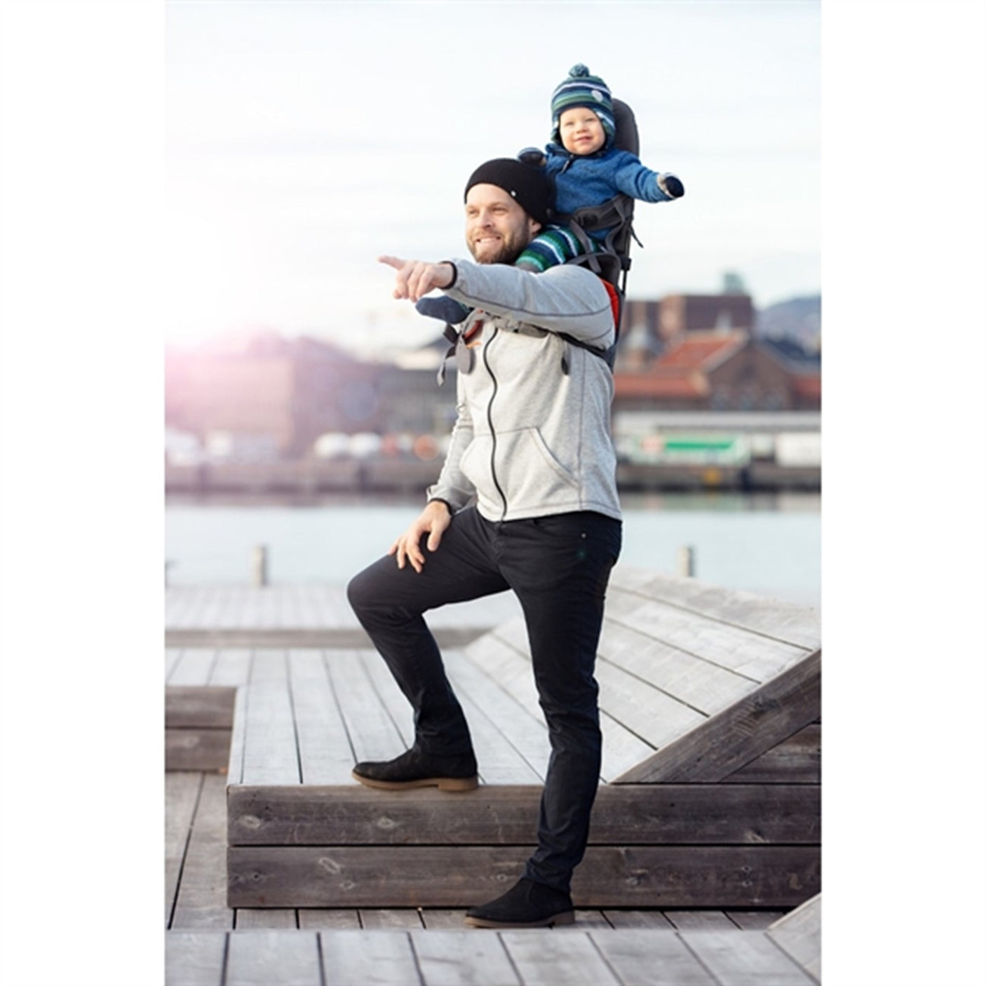 MiniMeis Everyday Carrier Grey Orange