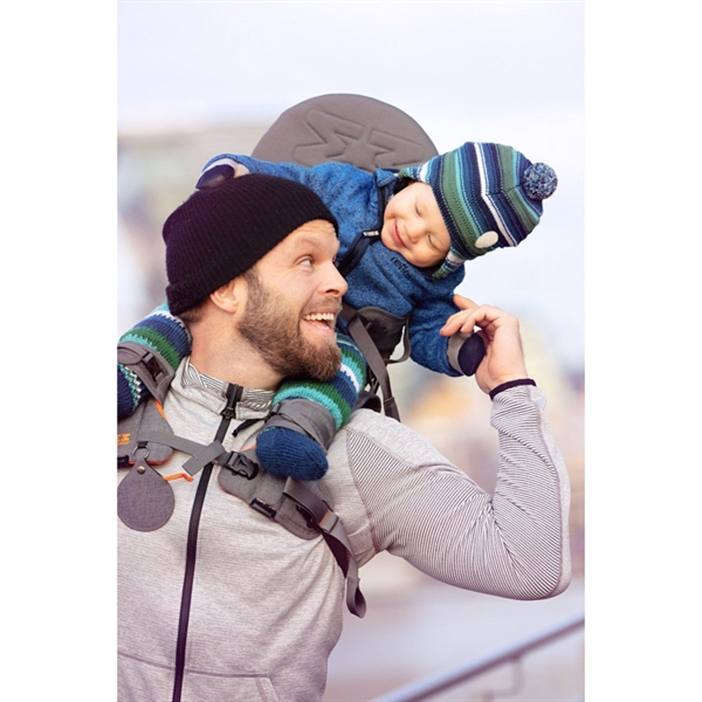 MiniMeis Everyday Carrier Grey Orange