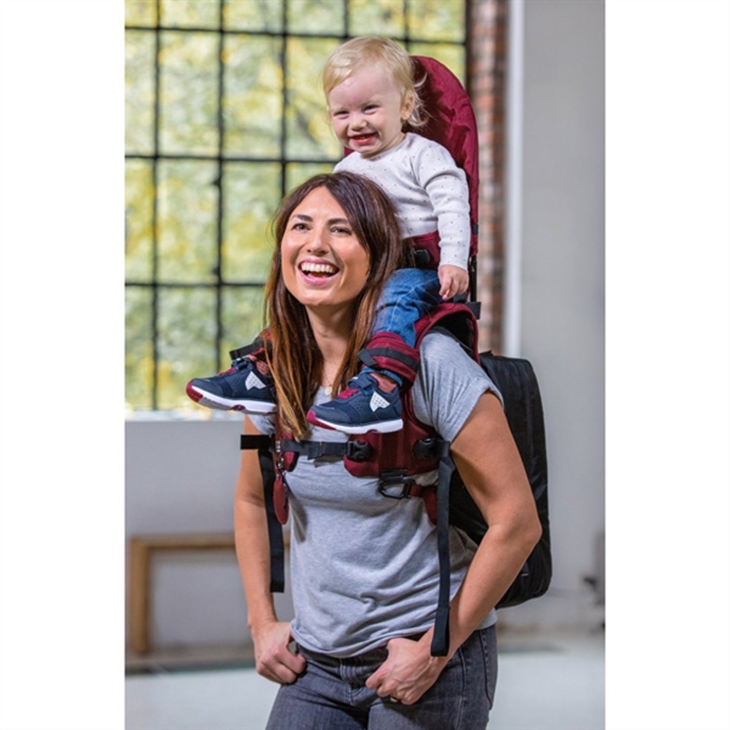 MiniMeis Backpack Burgundy