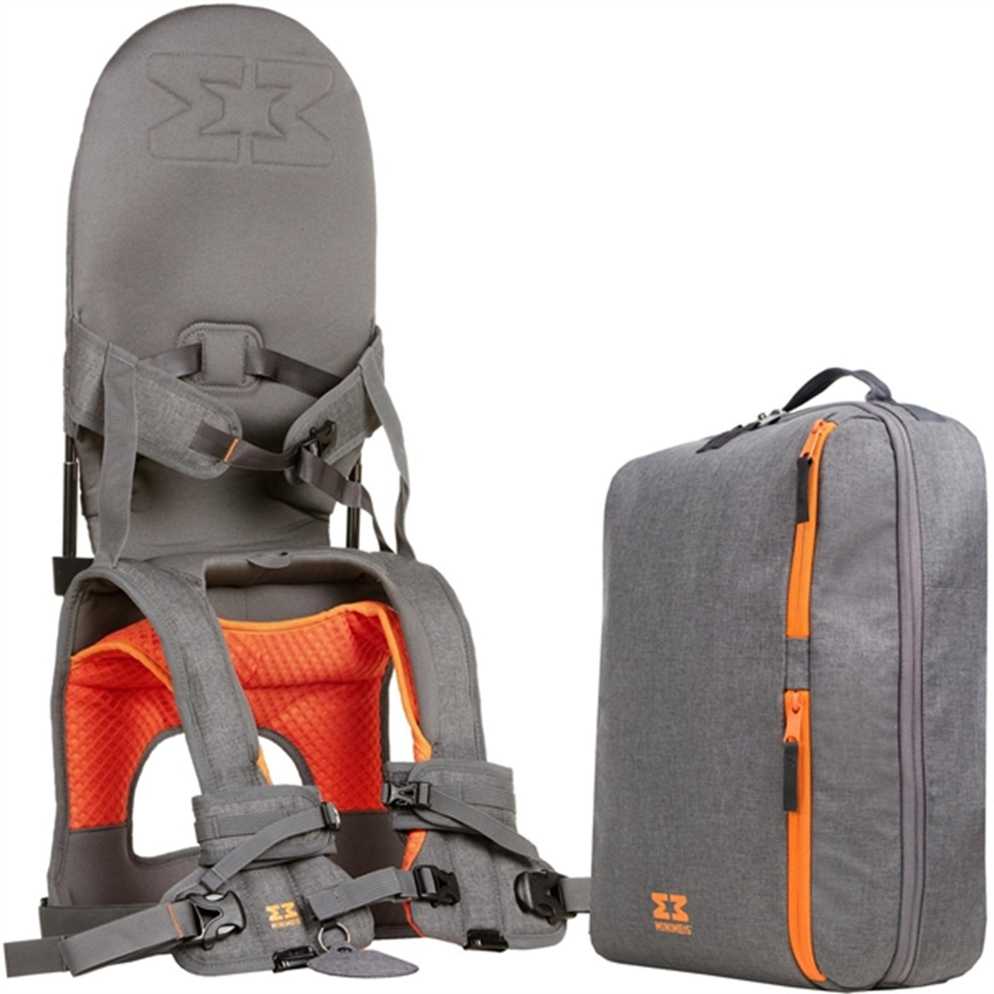 MiniMeis Backpack Grey Melange