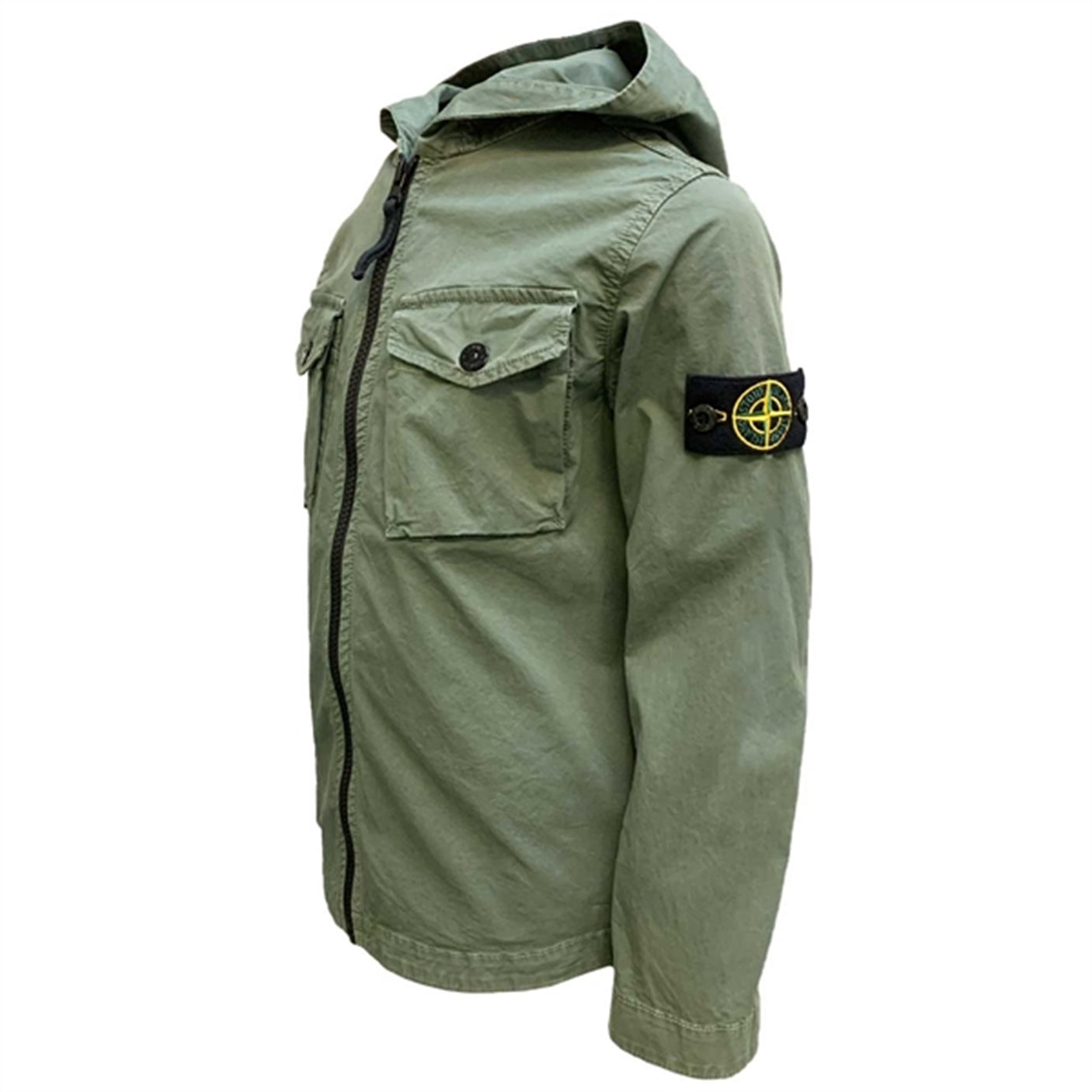 Stone Island Junior Overshirt Musk Green