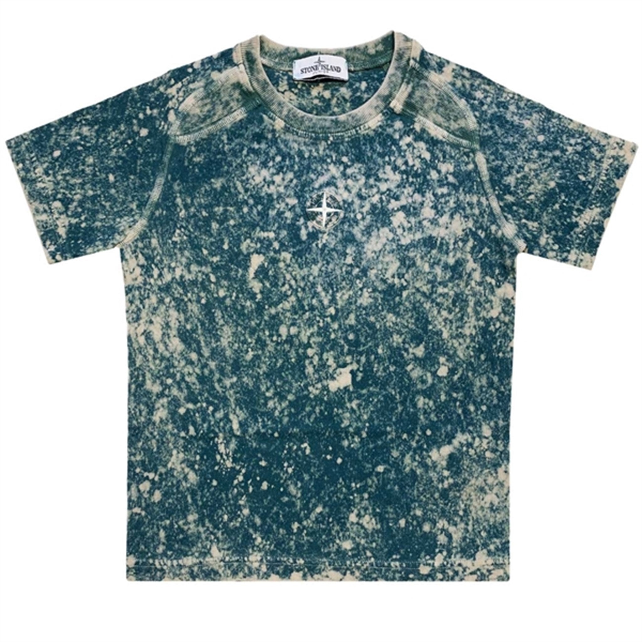 Stone Island Junior T-shirt Distressed Green