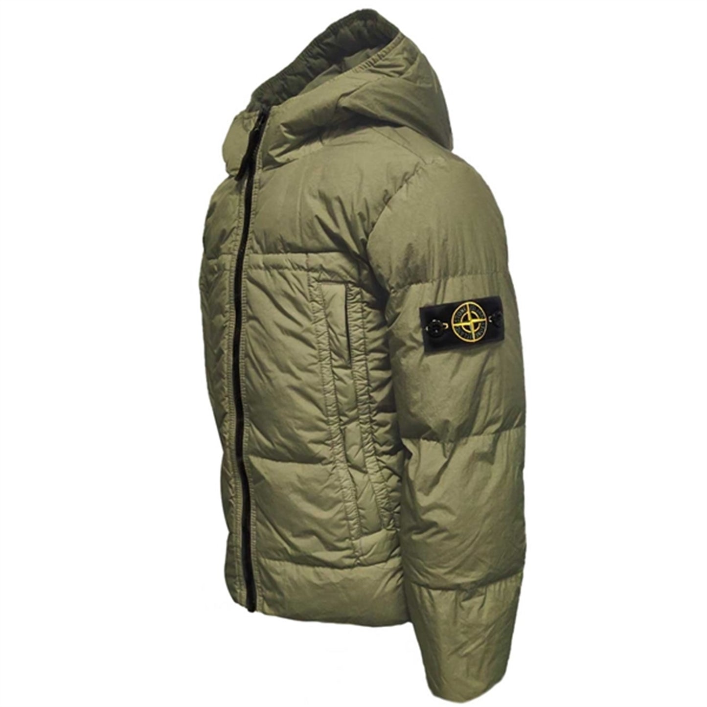 Stone Island Junior Down Jacket Olive Green