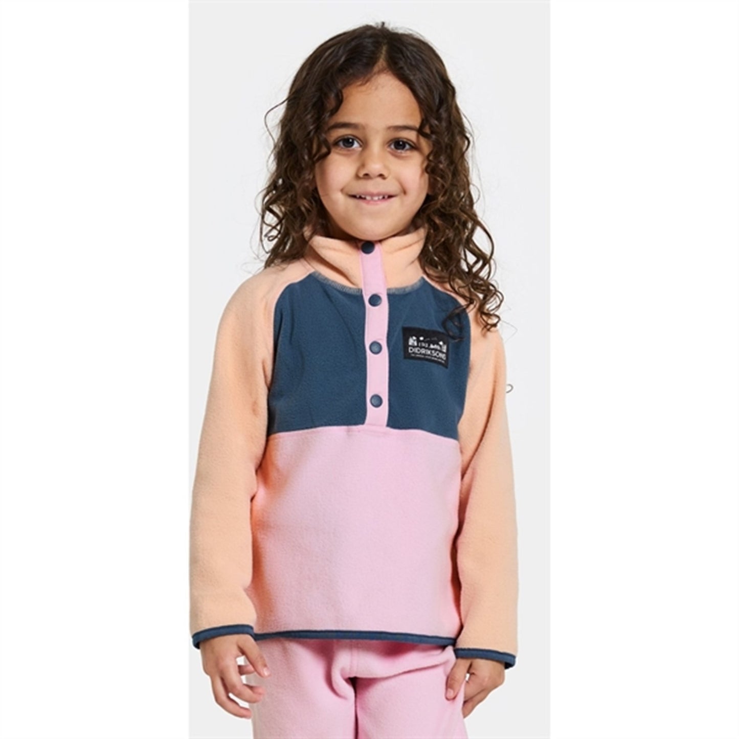 Didriksons Orchid Pink Monte Kids Fleece Jacket