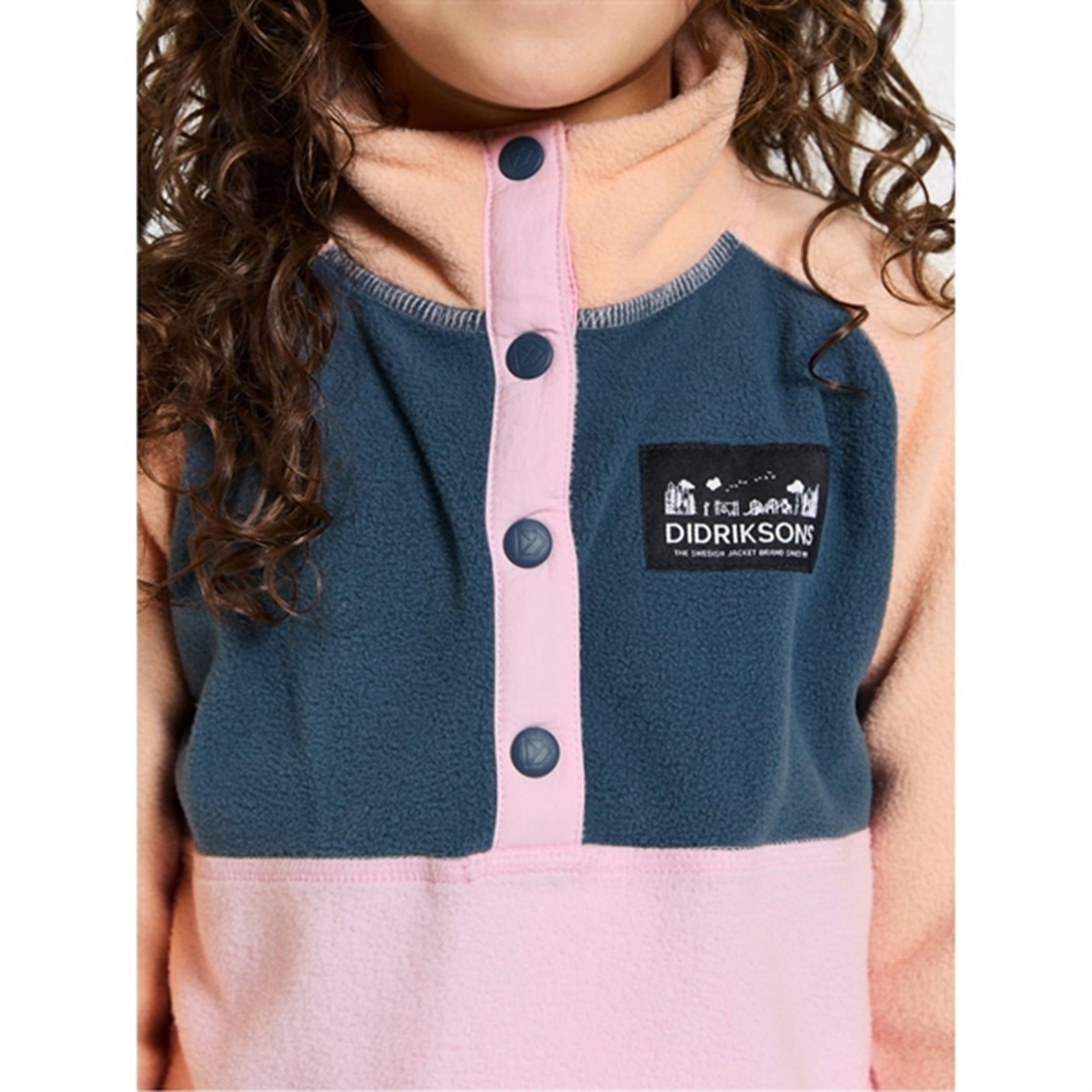 Didriksons Orchid Pink Monte Kids Fleece Jacket