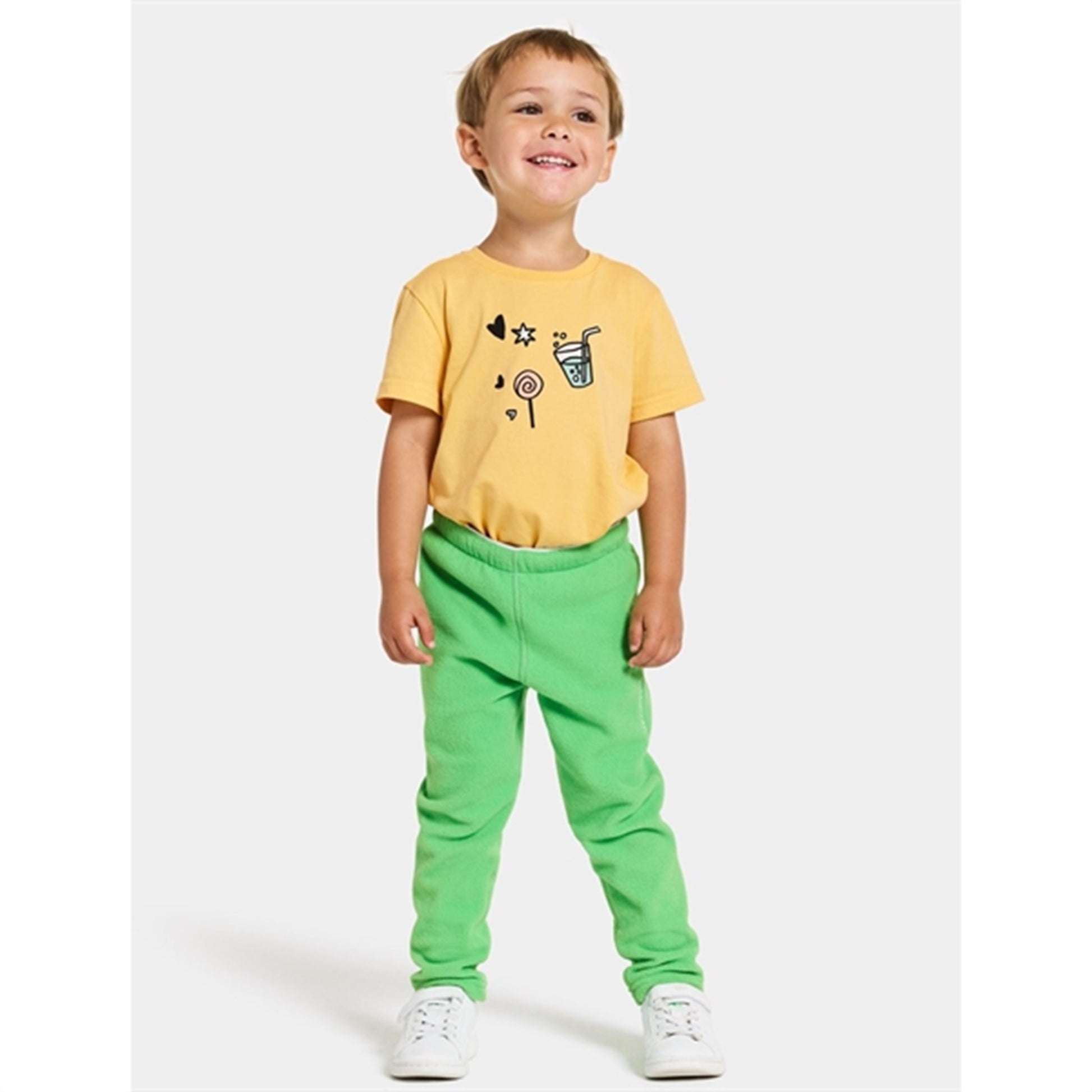 Didriksons Frog Green Monte Kids Fleece Pants