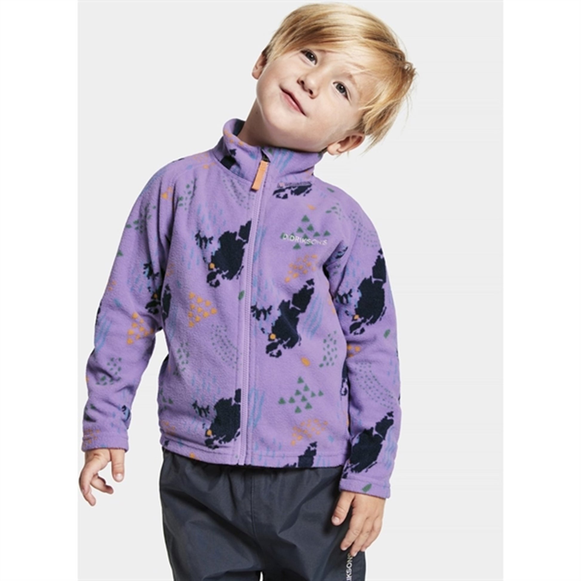 Didriksons Monte Grundsund Purple Fleece Jacket