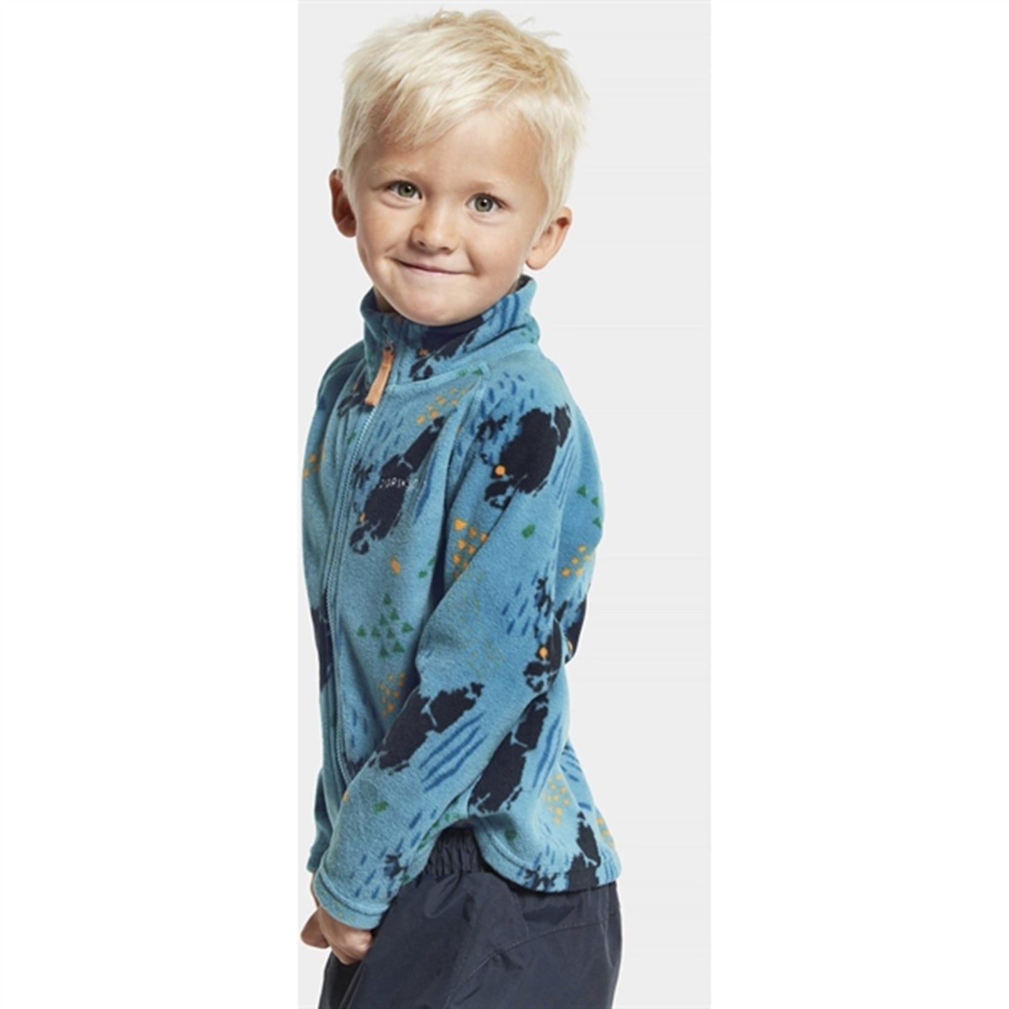 Didriksons Monte Grundsund Blue Fleece Jacket