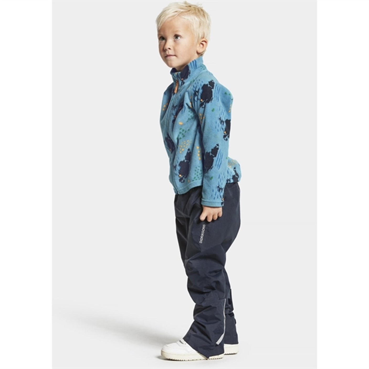 Didriksons Monte Grundsund Blue Fleece Jacket