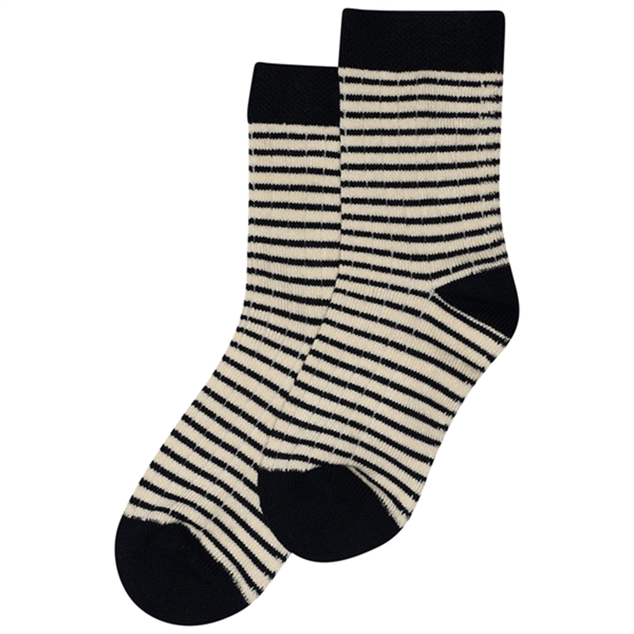 minipop® Navy/Offwhite Bamboo Socks Thin Stripe Noos