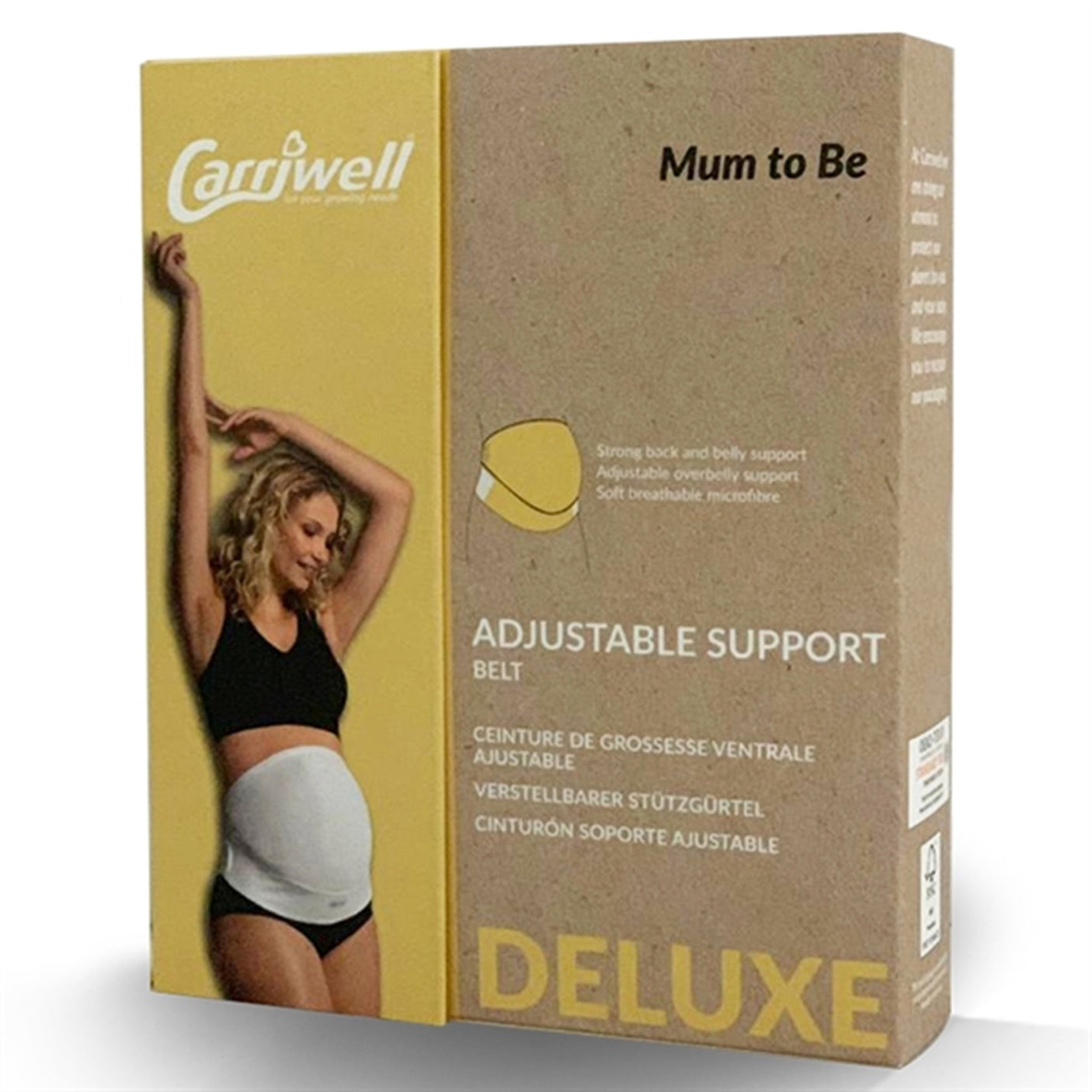 Carriwell Adjustable Support Belt Black