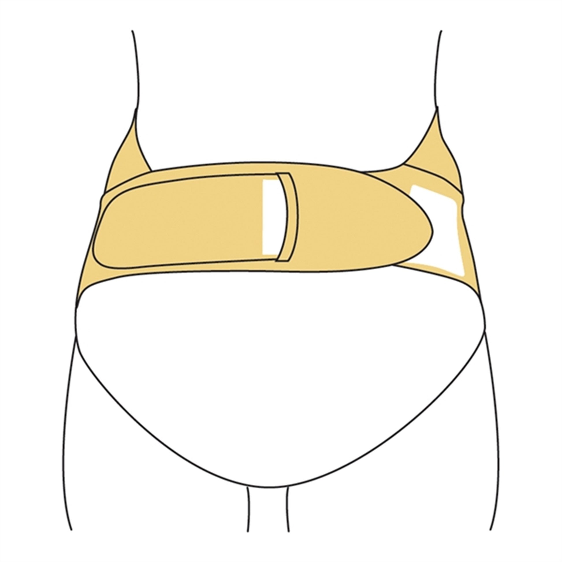 Carriwell Adjustable Support Belt Honey