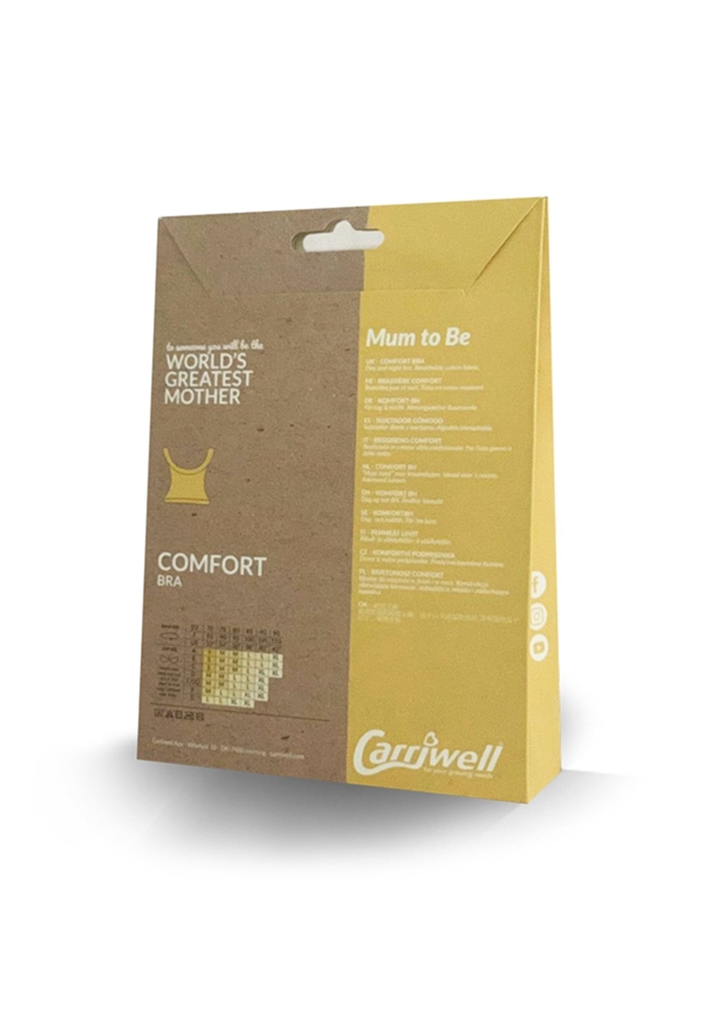 Carriwell Comfort Bra White