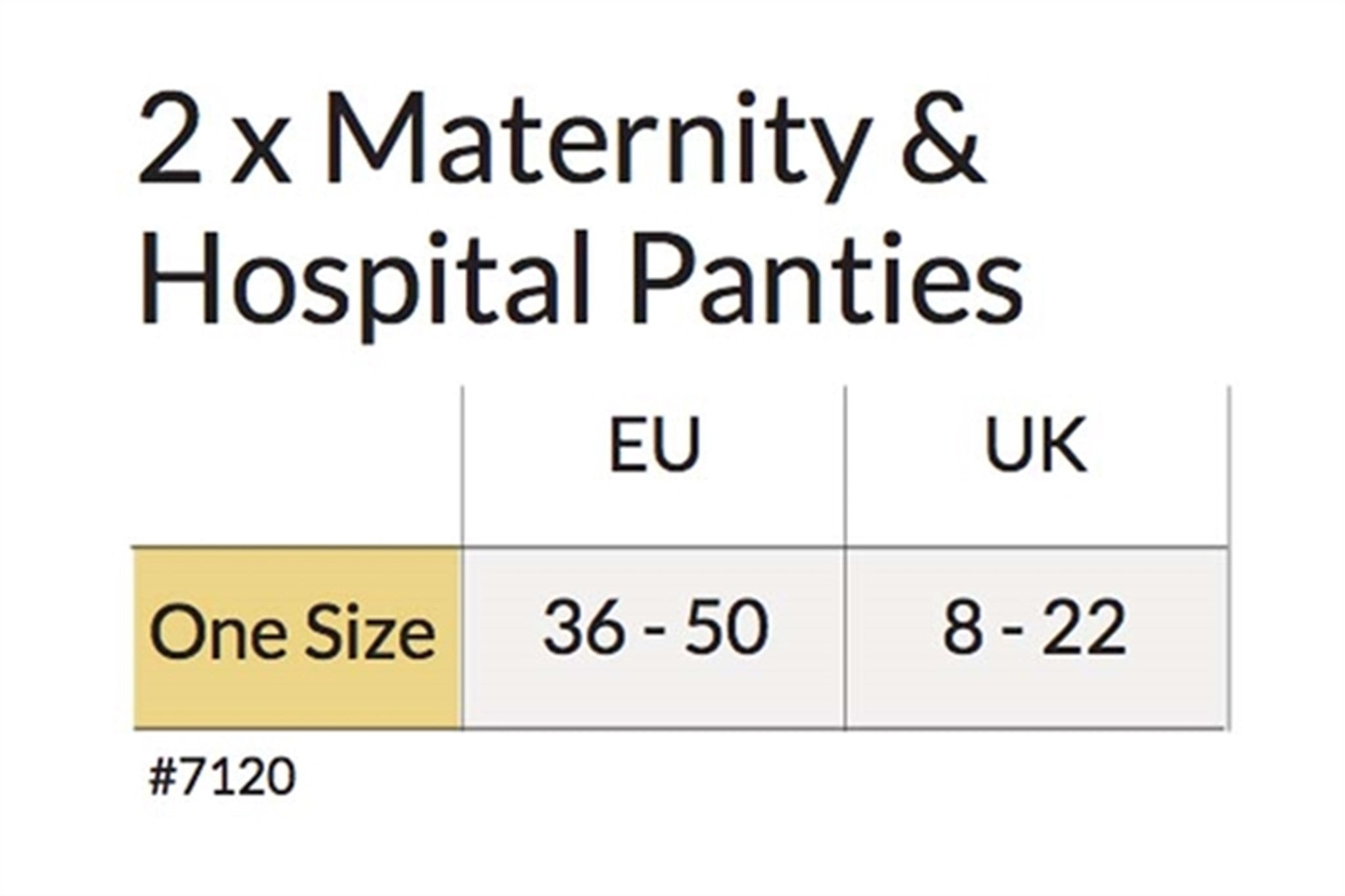 Carriwell Maternity And Hospital Panties Black 2 pcs 2