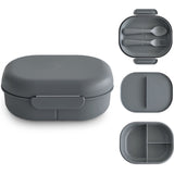 Mushie Lunchbox Smoke