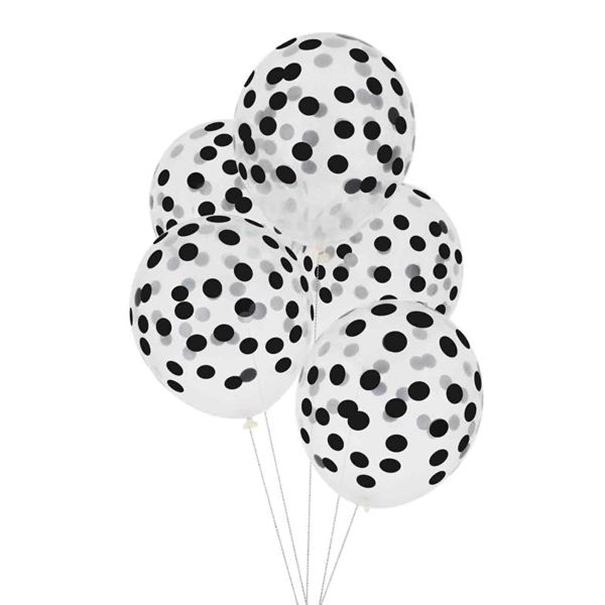 My Little Day Dot Black Balloons 5 pcs