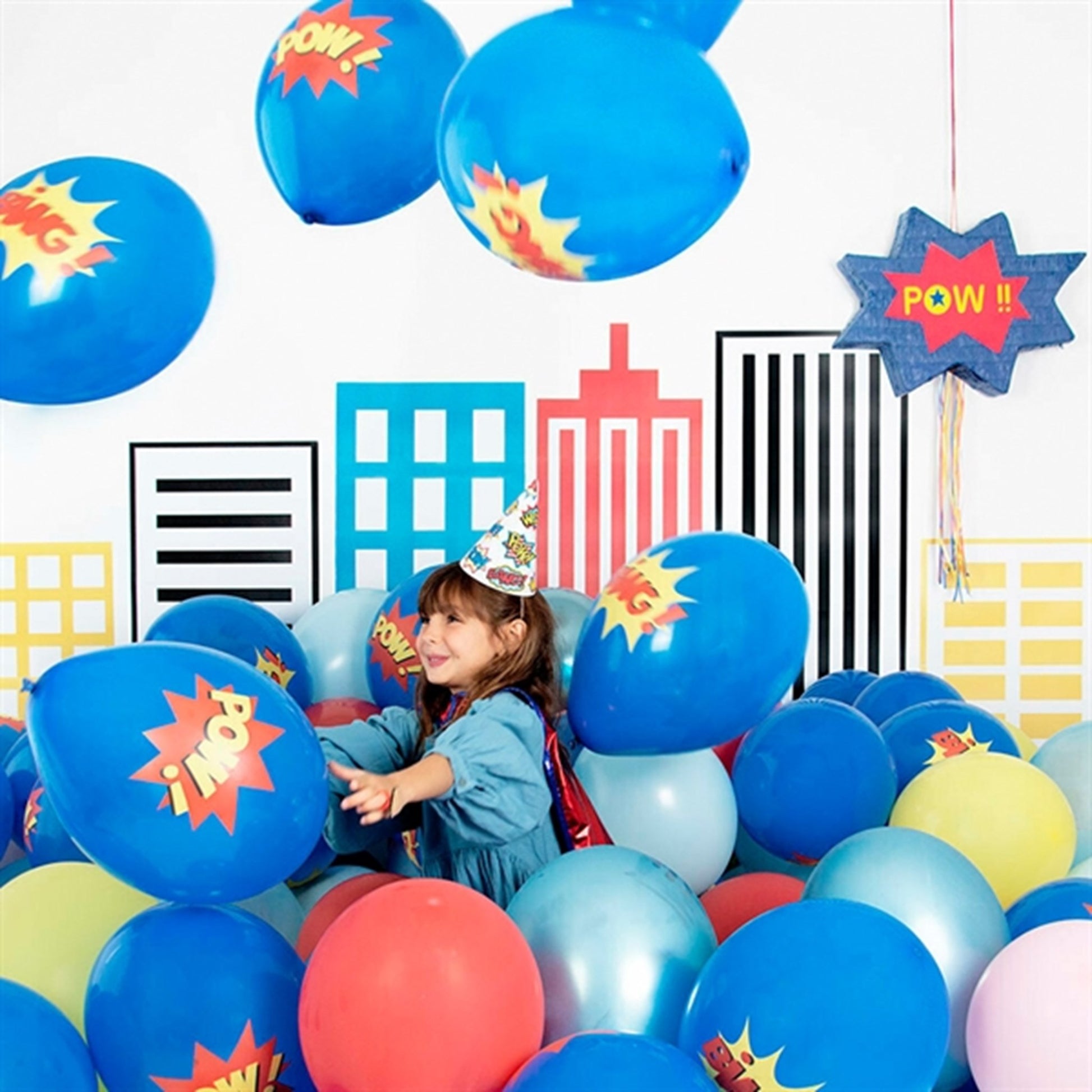 My Little Day Super Heroes Balloons 5 pcs