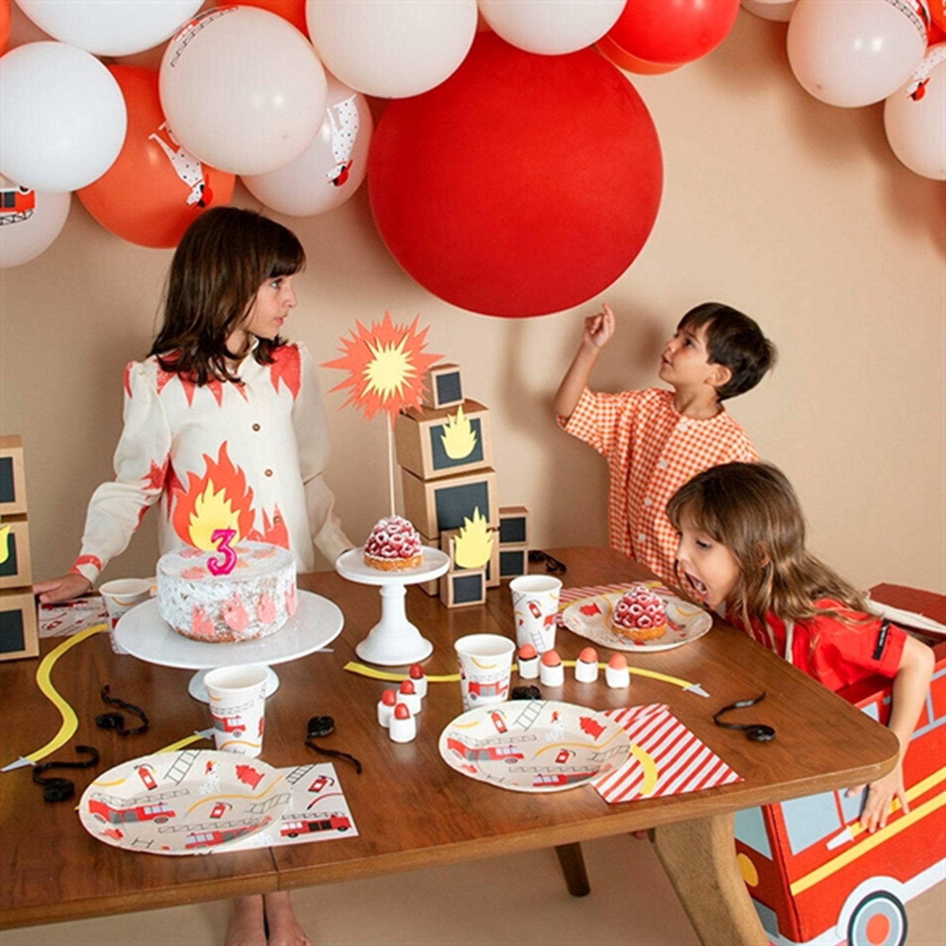 My Little Day Firefighter Napkins 20 pcs