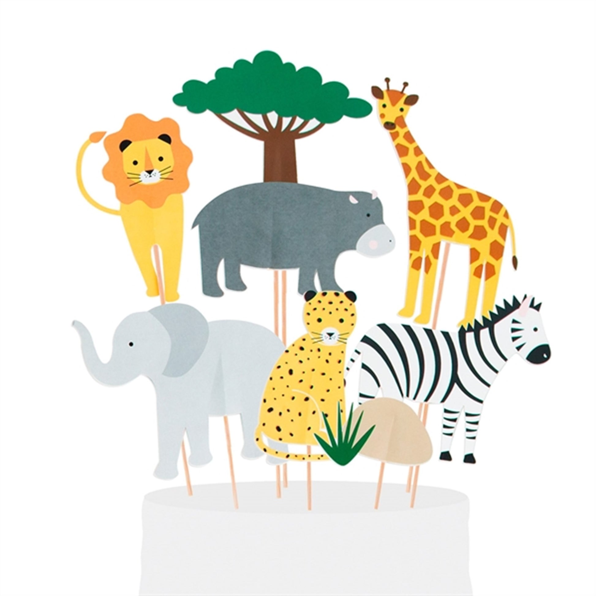 My Little Day Mini Safari Cake Toppers