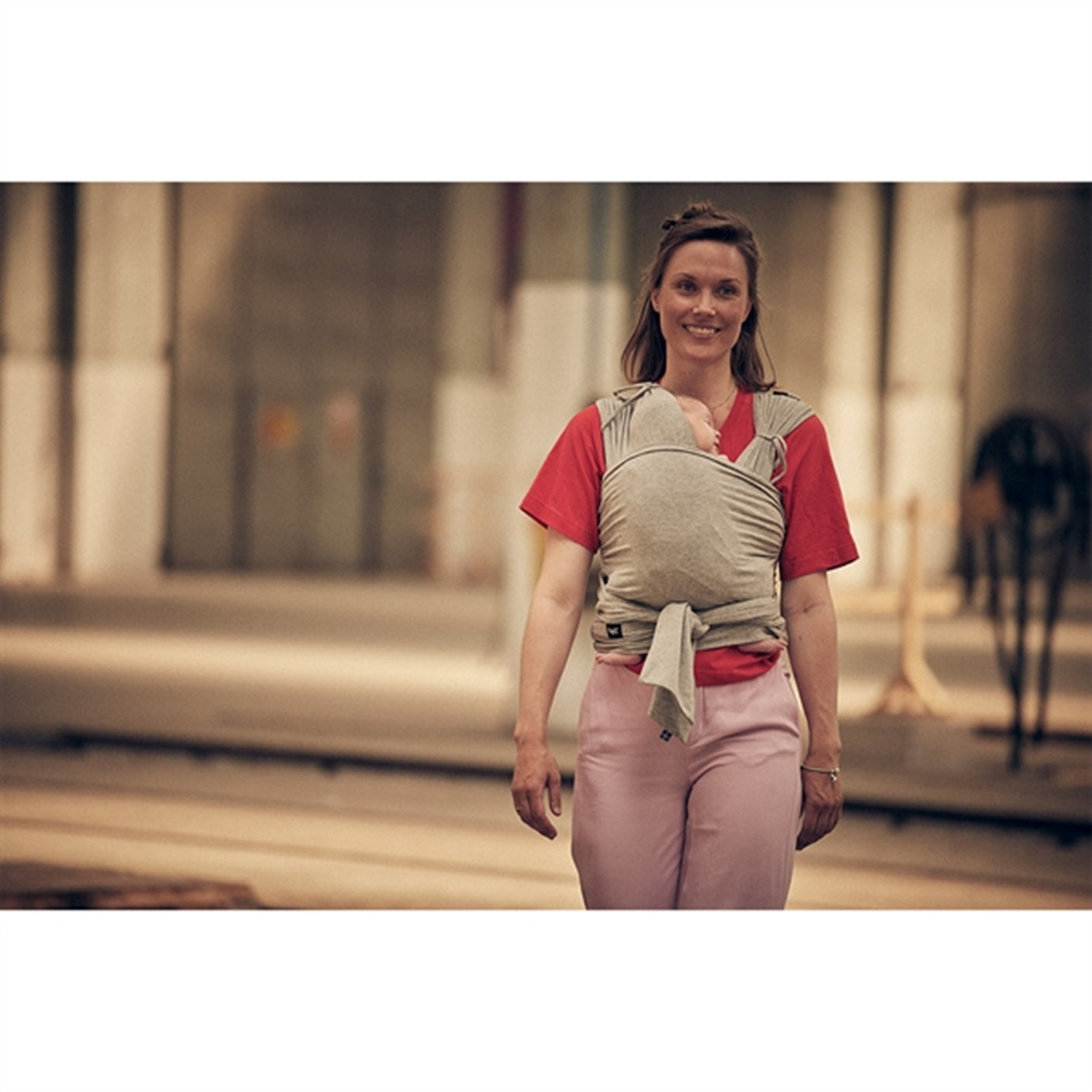 Najell Baby Wrap Grey Melange