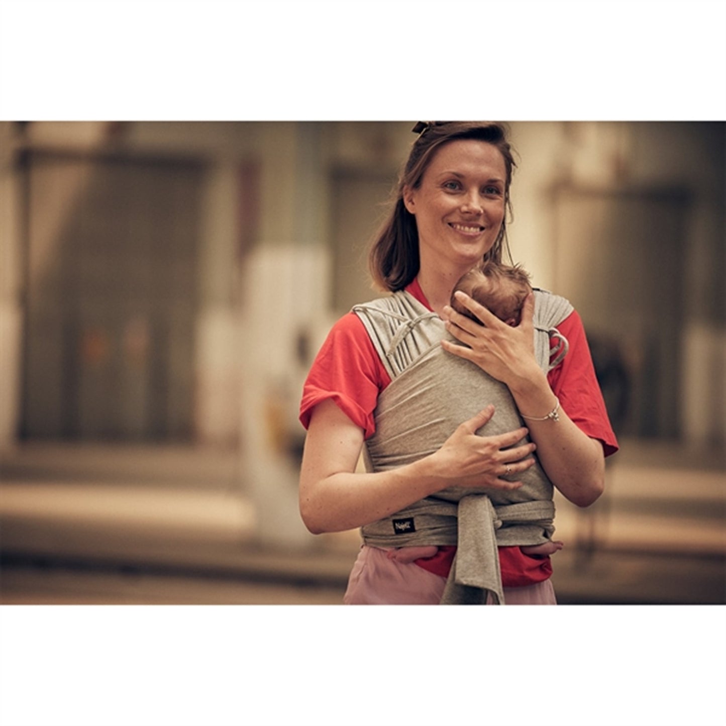 Najell Baby Wrap Grey Melange