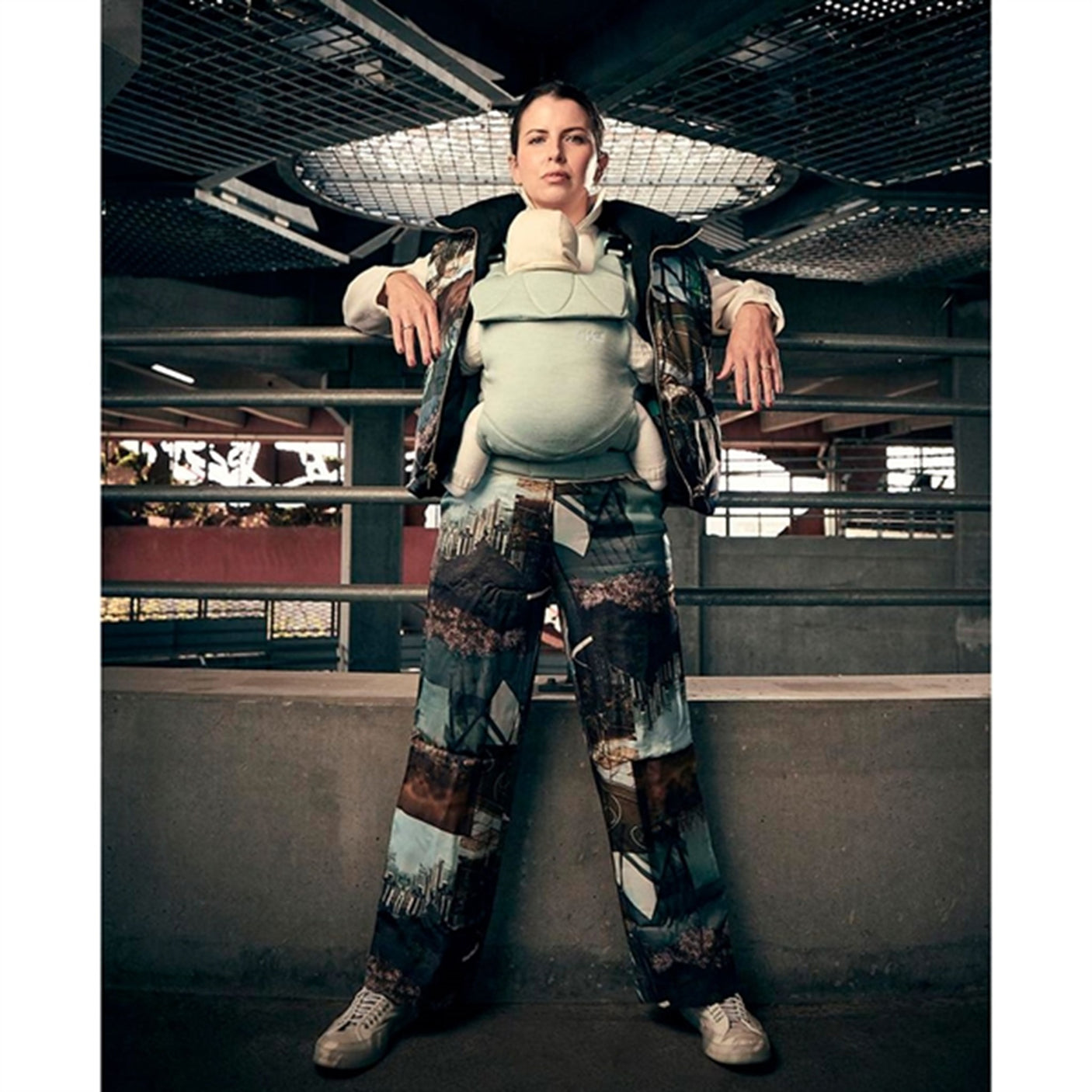 Najell Baby Carrier Easy Soft Flow Pistachio Green