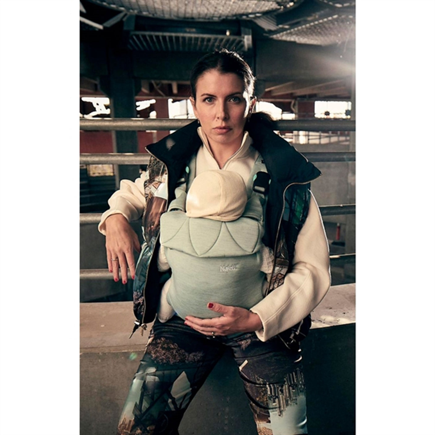 Najell Baby Carrier Easy Soft Flow Pistachio Green