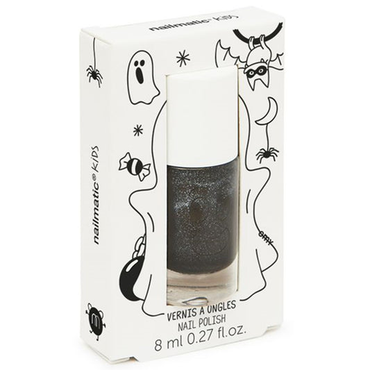 Nailmatic Neglelak Vandbaseret Casper Black Glitter