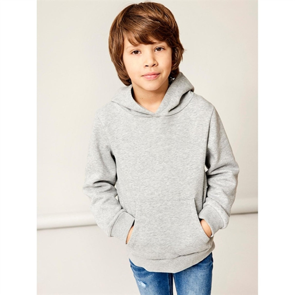 Name It Grey Melange Hoodie 2