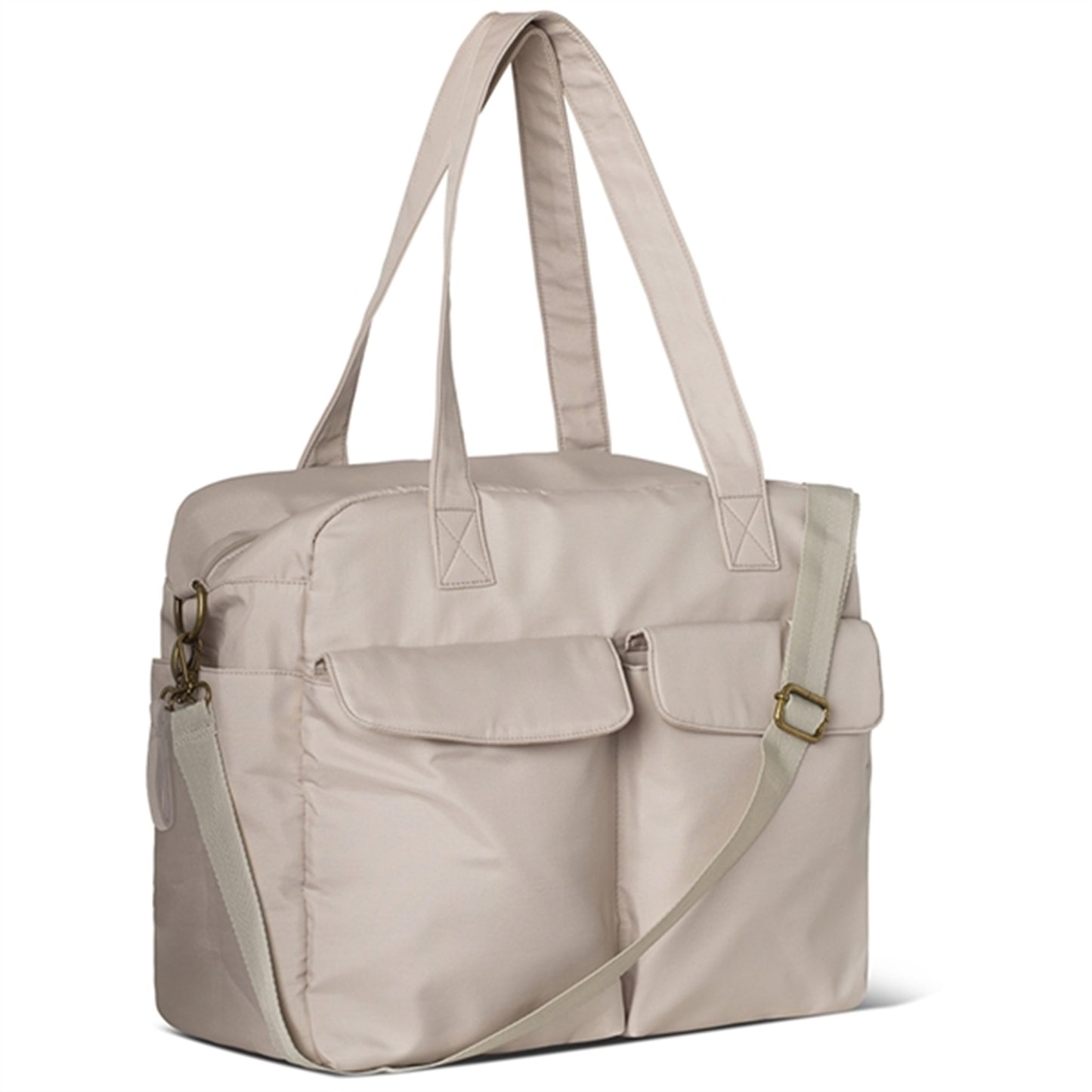 That's Mine Feather Grey Benne Nursing Bag 2