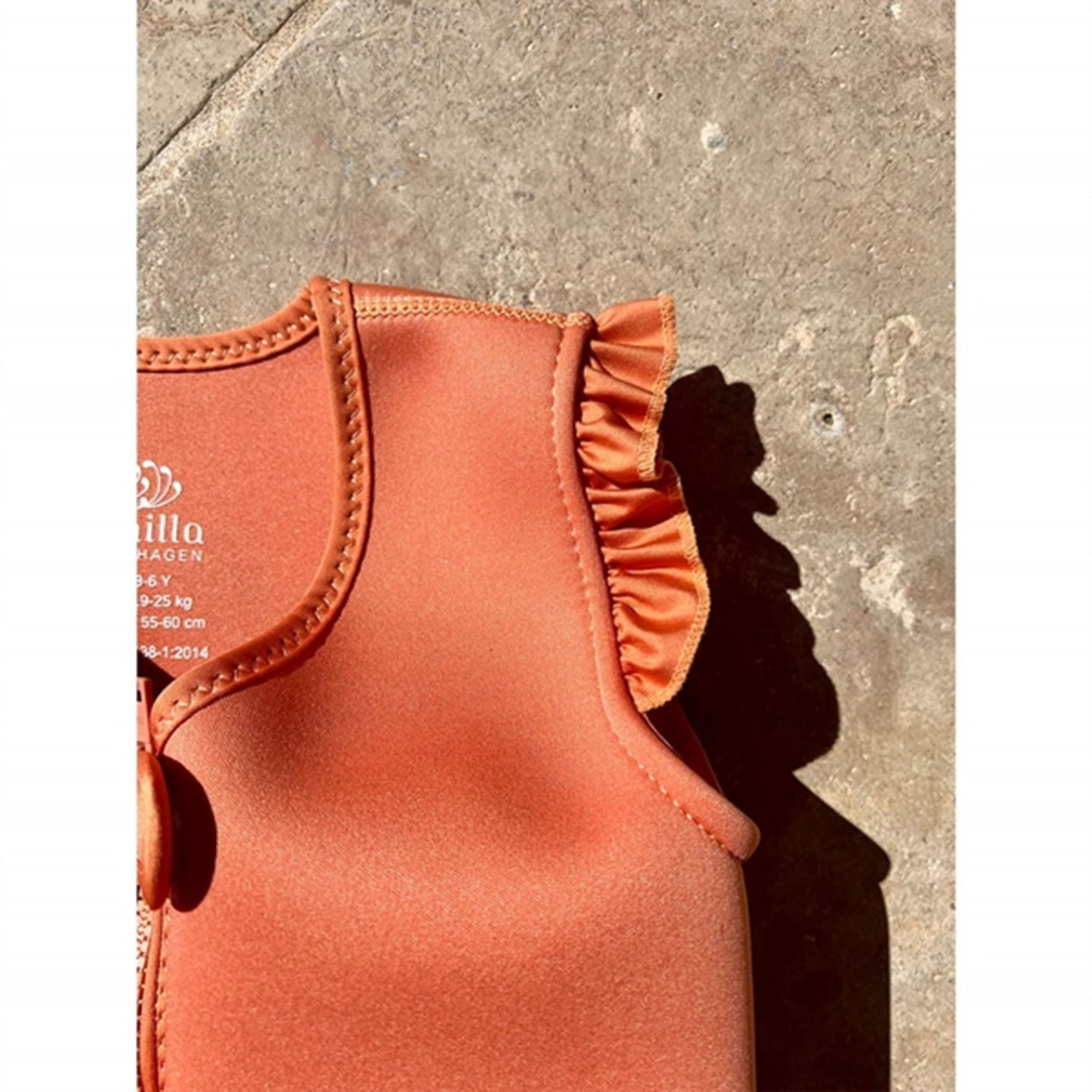 Vanilla COPENHAGEN Swim Vest Deep Coral