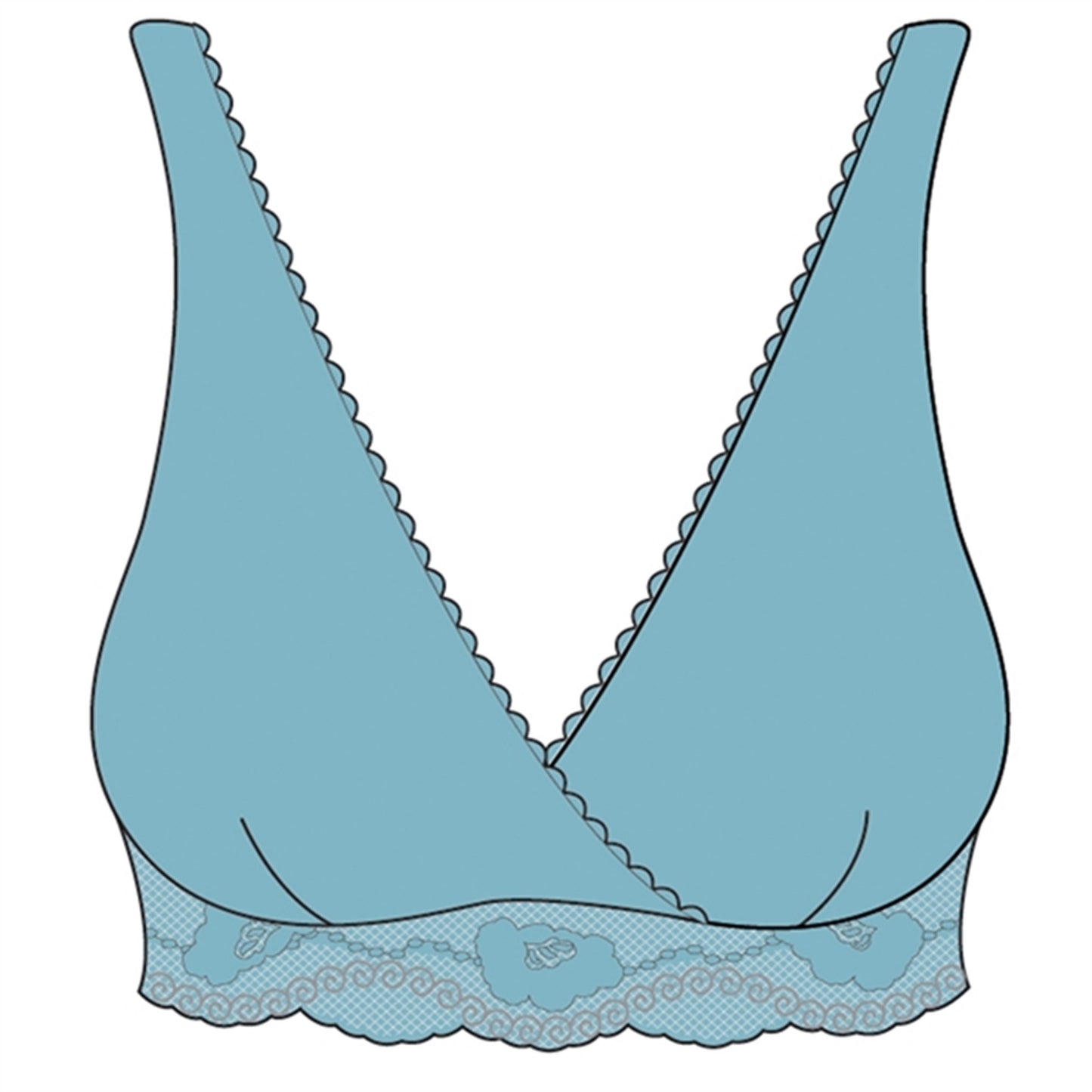 Carriwell Crossover Sleeping And Nursing Bra White